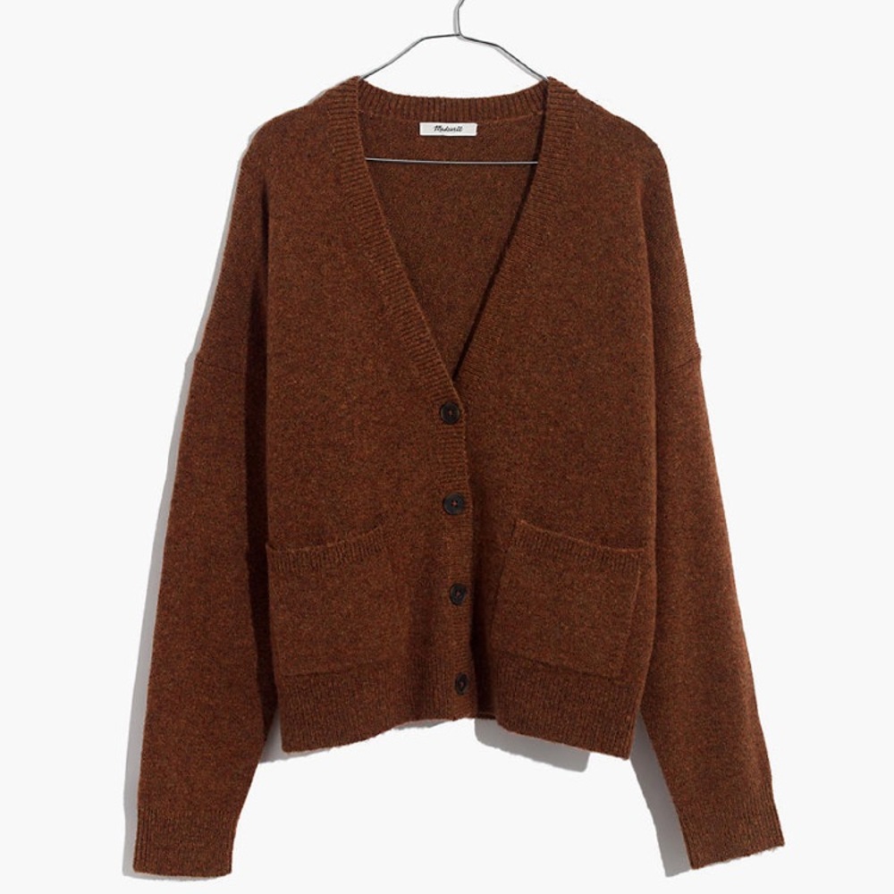 🤎Madewell🤎 Short Ex-BF Cardigan Sweater